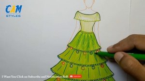 Drawing Dress Christmas Tree | Fashion illustration art | Fashion illustration sketches