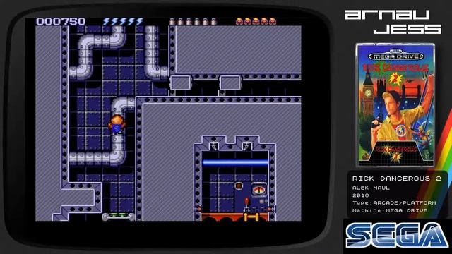 RICK DANGEROUS 2 Sega Mega Drive/Genesis by Alek Maul смотреть онлайн