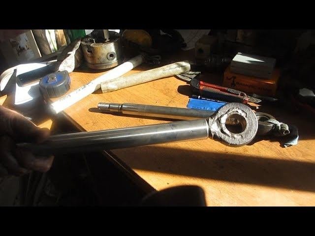 Ремонт ШТОКА гидроцилиндра трактора / Repair Of The STOCK Of The Hydraulic Cylinder Of The Tractor