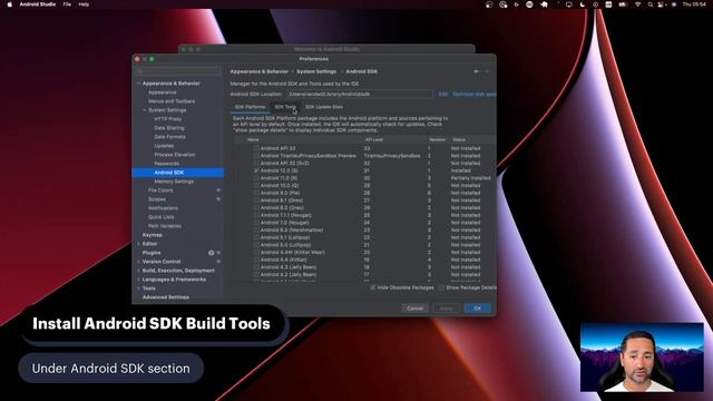 Installing Android SDK on macOS -- Free Full-stack Course ? смотреть онлайн