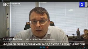 Фёдоров: через олигархов Запад за бесценок скупал богатства России