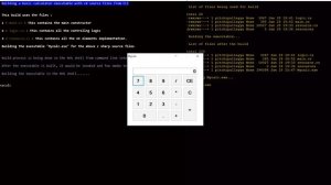Building a basic calculator executable with c# source files from CLI