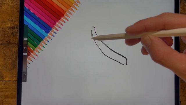 Easy Drawing cute fruits part 1 grape and banana / рисуем милые фрукты виноград и банан