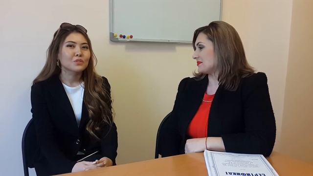 Видеоотзыв студентки Екатерины Николаевны по индивидуальным занятиям курса Бухгалтер универсал