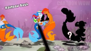 Equestria Girls Growing Up Into Mermaid Compilation | Cartoon Wow