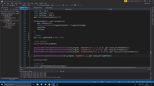 OpenGL/C++ 3D Tutorial 19 - Ambient and Diffuse lighting (Phong shading) смотреть онлайн