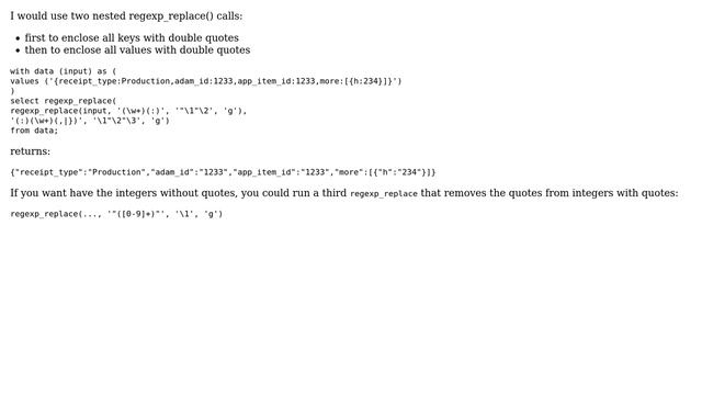 How do I replace a substring within a string, but only if substring is matched within a regex... смотреть онлайн