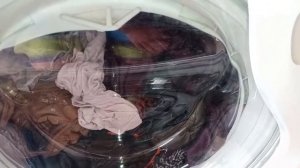 CANDY GC4 1051D: процесс полоскания на режиме Хлопок 75°