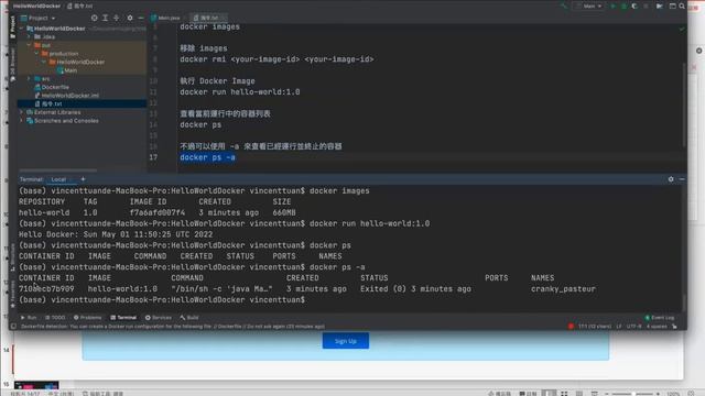Docker  with Java