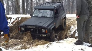 Heavy offroad with Nissan Patrol 4.2 diesel
