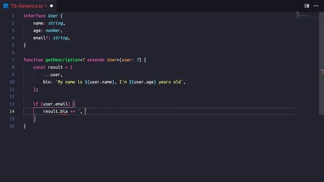 TypeScript Generics