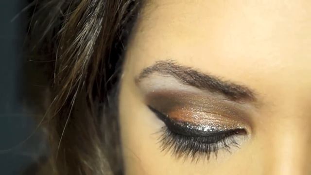 Revlon Photoready eye art in Topaz Twinkle & MAC Styled in sepia look/review смотреть онлайн