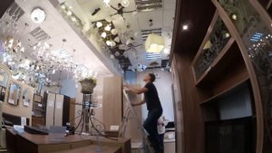 №133 Влог. Магазин "люстры" в Москве, купили люстру в комнату.