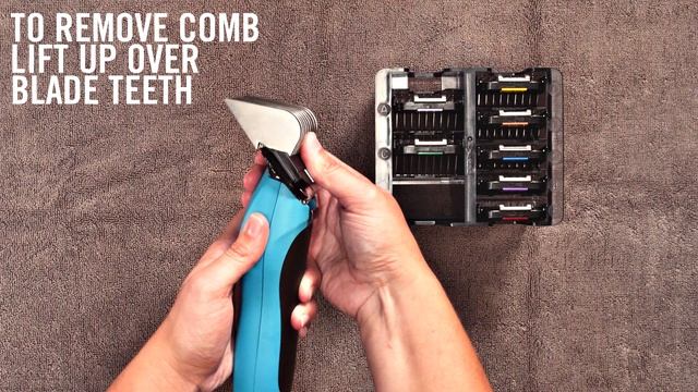 WAHL How to Use Wahl Stainless Steel Combs with Wahl Detachable Blades смотреть онлайн