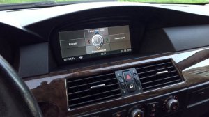 Как проверить уровень масла BMW E60. Oil level BMW E60