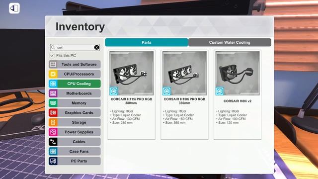 Recreating My Gaming Rig in PC Building Simulator Video Game - Gameplay