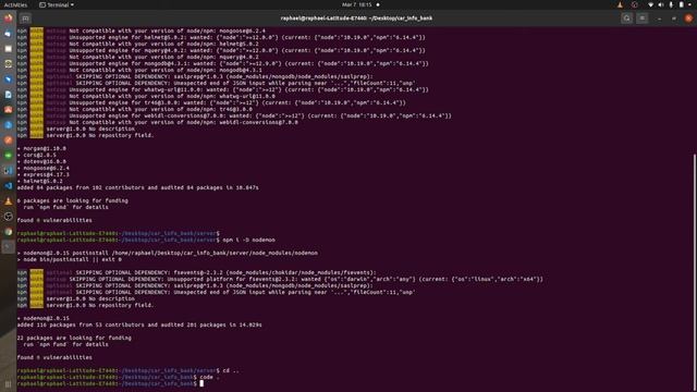 Node js and Express rest api project with authentication 2022