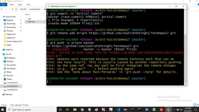 git: Updates were rejected because the remote contains work that you do not have locally | part 26 смотреть онлайн