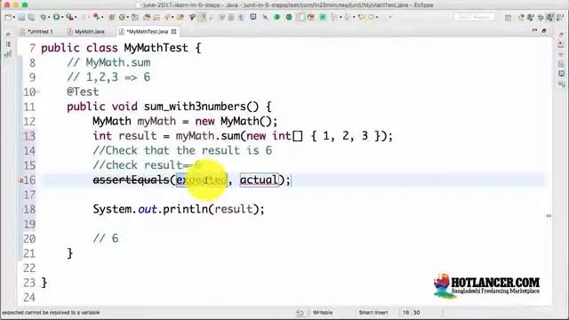 041 Step 3 First Code and First Unit Test смотреть онлайн