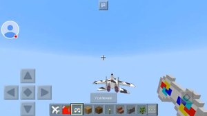 НАСТОЯЩИЙ САМОЛЁТ - ИСТРЕБИТЕЛЬ В MINECRAFT PE 1.1.0.9 - Моды для майнкрафт пе