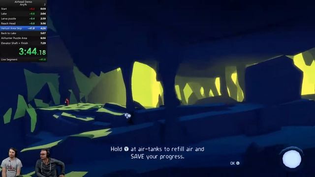 Handy Games Live @ Indie Arena Booth Online // Airhead Demo Speedrun - WORLD RECORD!!!