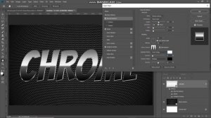 SHINY METALLIC CHROME TEXT EFFECT | PHOTOSHOP EFFECT | PHOTOSHOP TUTORIAL