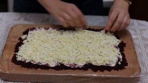 Селедка под шубой (рулет)