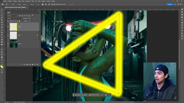 LUZ NEON FACIL | Tutorial en Photoshop смотреть онлайн