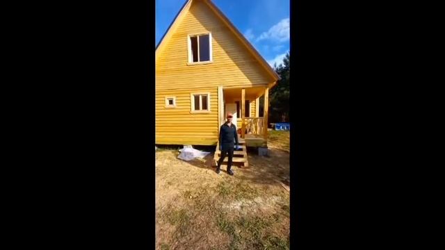 Новая БАНЯ ИЗ БРУСА 6х6 "Под Ключ" - Строим красиво и недорого! Отзыв