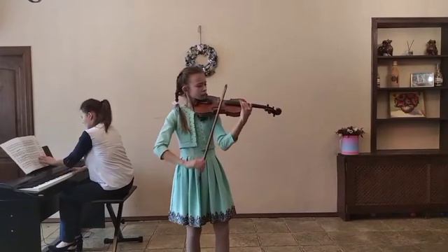 Ксения Илюшина 11 лет М. Брух концерт для скрипки no. 1 I часть.