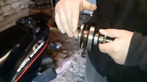 Стучит двигатель скутера начало ремонта