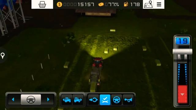 Уборка рапса и присование тюков для коров смотреть онлайн