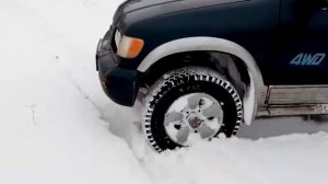 Киа спортейдж по снегу