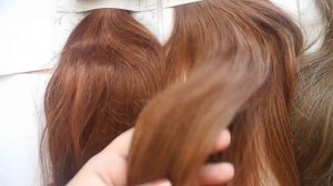 Рыжие натуральные волосы на заколках PRINHOUSE.RU