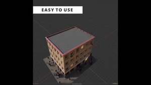 Здания и Города в Blender за 2 Минуты!