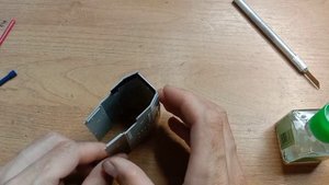Эсминец современный проект 956 1:200