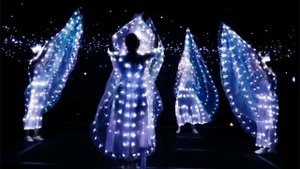 Светящиеся крылья для танцев