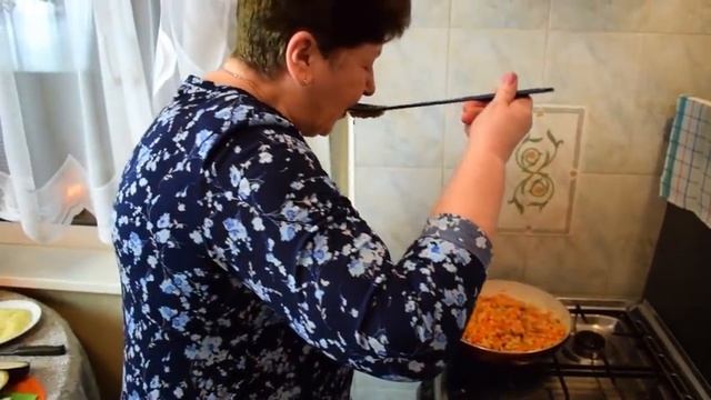 Лодочки из баклажанов в духовке.  ОЧЕНЬ ВКУСНО!   Мамины рецепты