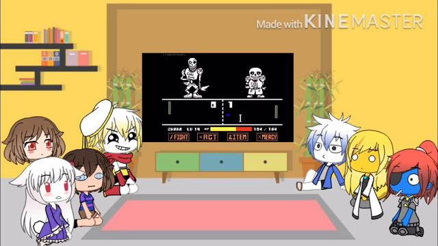 Undertale react to Disbelief Papyrus “Phase 3”|| GLVR смотреть онлайн