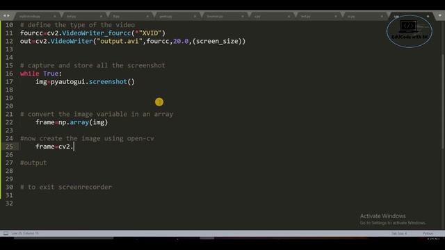 Python Projects | Build Screen Recorder with Python #freescreenrecorder