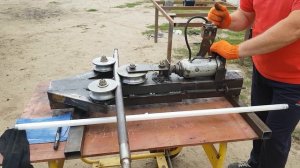 Трубогиб своими руками (супер способ!) + дрифт на трайке!