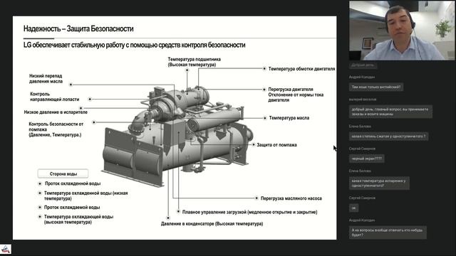 Холодильные машины от LG Electronics 2022. Технологии, инновации, диспетчеризация систем смотреть онлайн