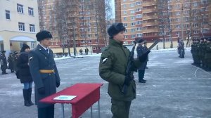 Максим в армии. присяга