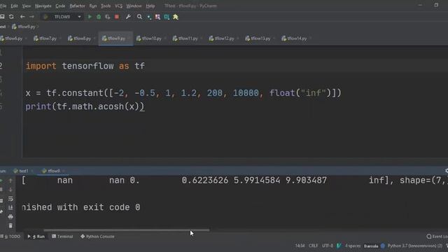 TensorFlow 2.2  Math Operations In Python