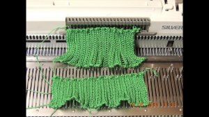 14. Сильвер Рид 280_60. Резинка 2Х2 с разным разбором игл.