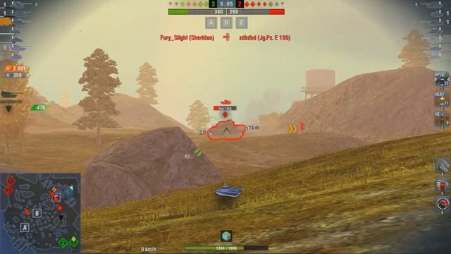 Progetto M40 Mod. 65 + E50M World of Tanks Blitz смотреть онлайн