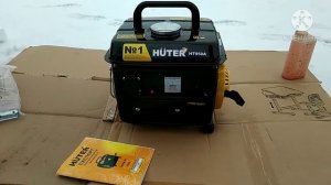 Распаковка - Бензиновый генератор Huter HT950A (64/1/1)
