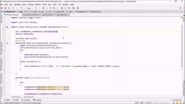 Brain Trainer Application in Android | Part 5 | Java Coding смотреть онлайн