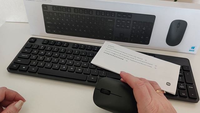Xiaomi Wireless Keyboard And Mouse Combo. распаковка.