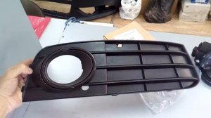 Обзор противотуманных фар и рамок на Ауди A4